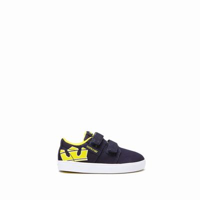 Gyerek Supra TODDLER STACKS II V Tornacipő HU218430 Sötétkék/Sárga